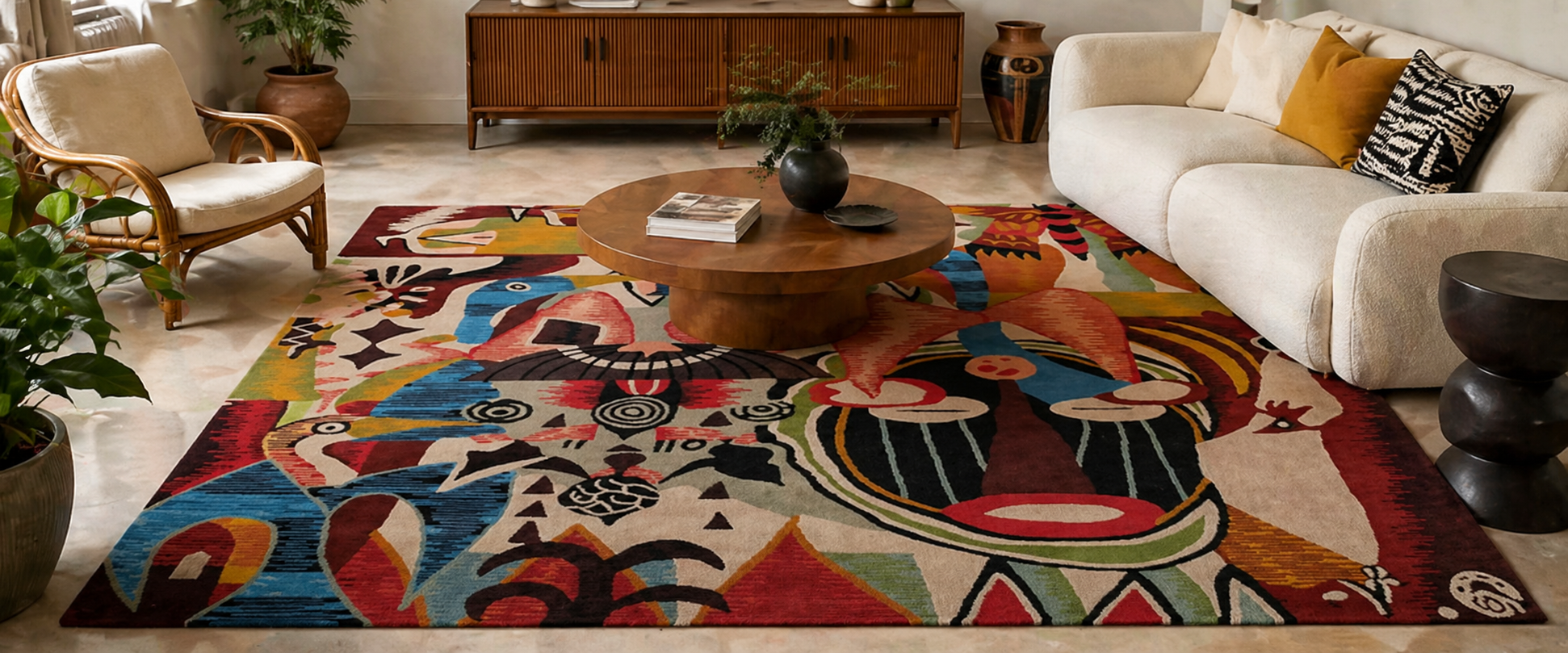 7 Simple Tricks to Make Your Living Room Look Premium with Budget Rugs