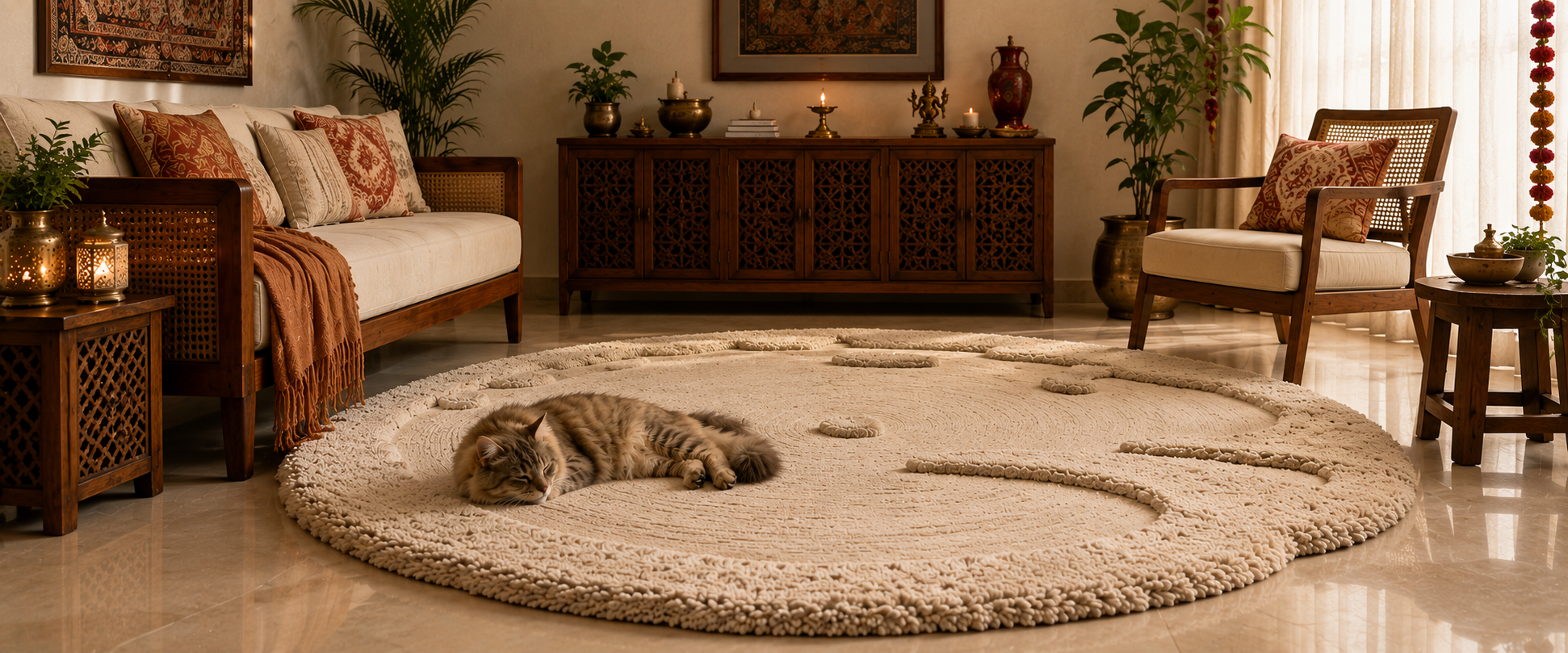 Best Rug Materials for Homes with Pets, Kids, and Heavy Foot Traffic