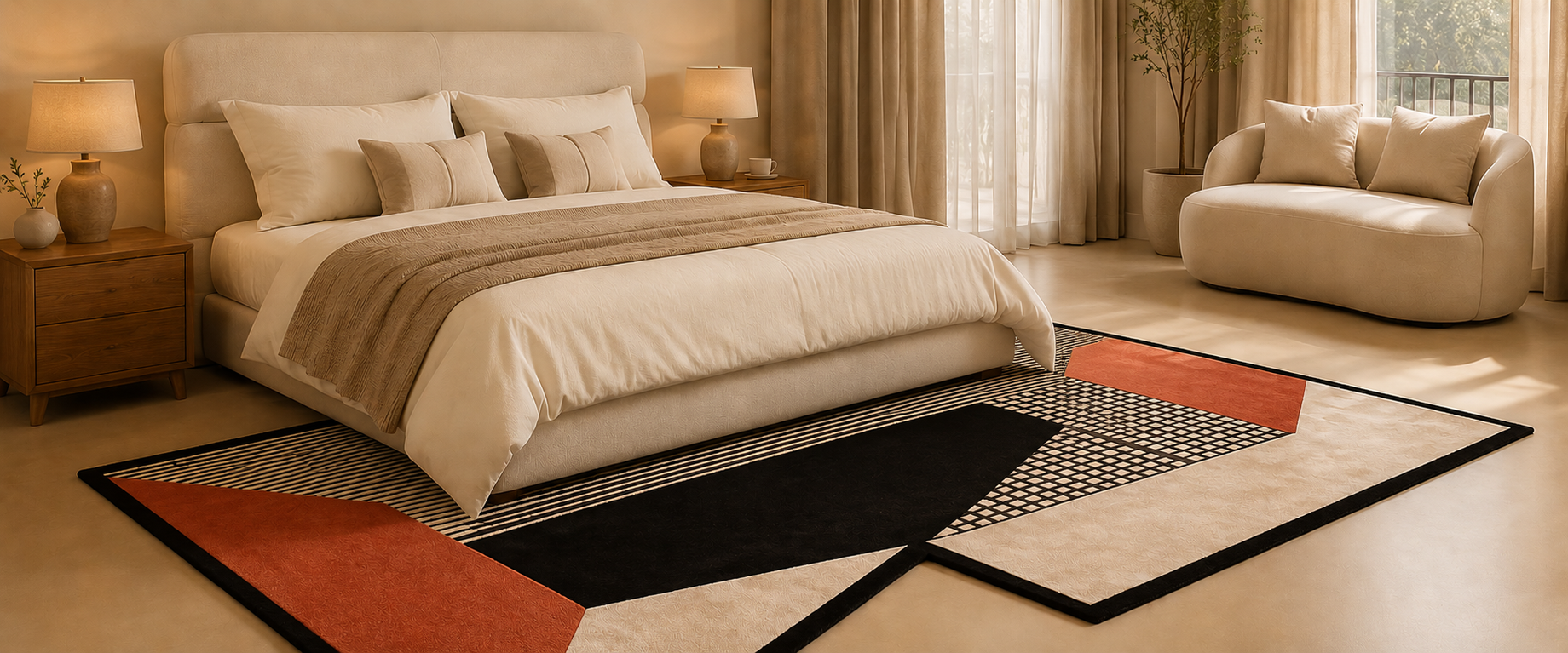 How Rugs Turn Ordinary Bedrooms into Relaxing Retreats