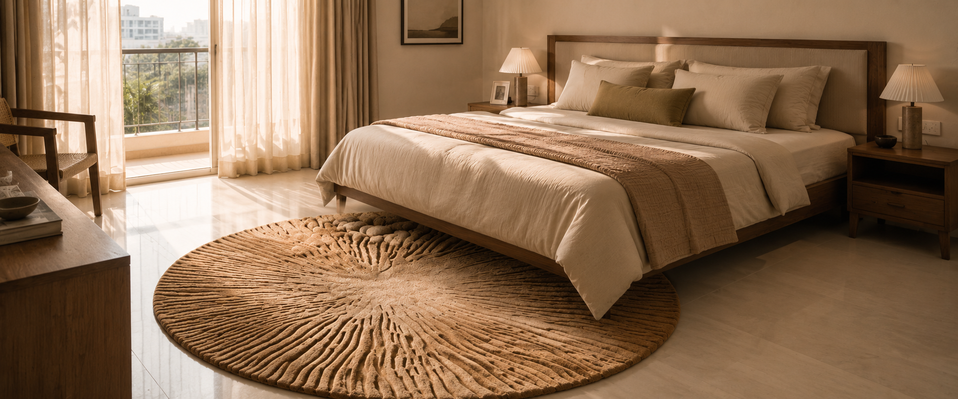 How to Choose a Rug That Perfectly Complements Your Bed, Furniture, and Décor
