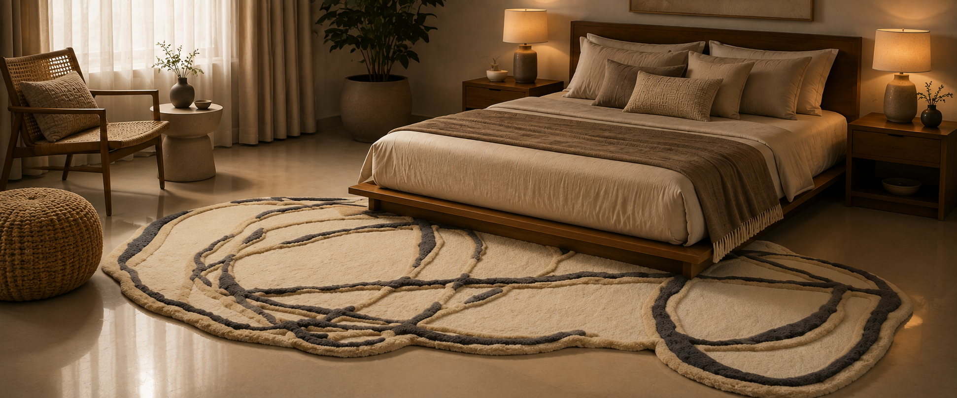 How to Make Small Living Rooms Feel Bigger with the Right Rug