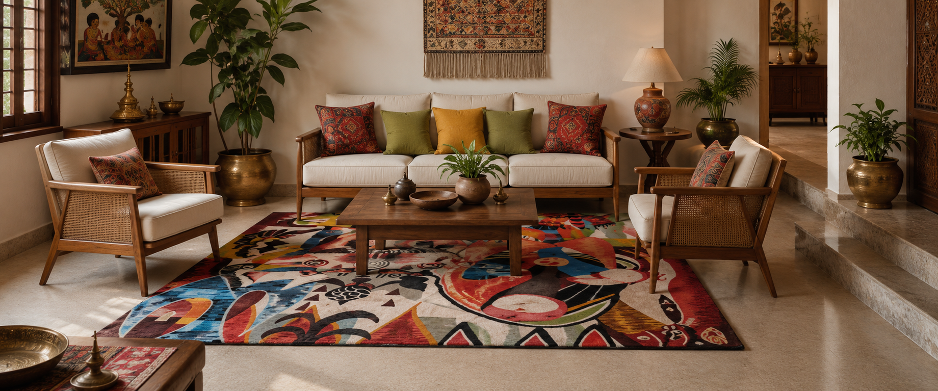 How to Match Rugs with Marble, Wooden, and Tile Flooring