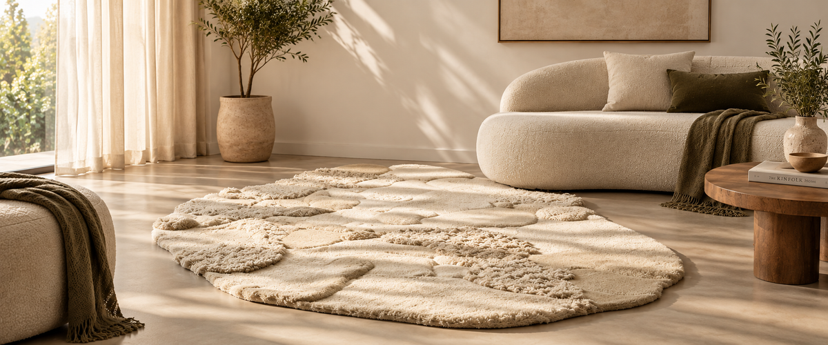 Textured Rugs Are Bringing a New Dimension to Minimalist Interiors