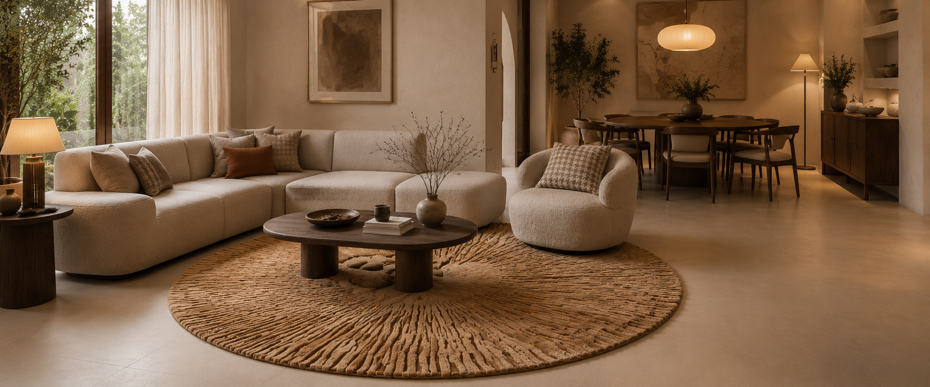 What's the Difference Between a Rug and a Carpet for Living Room Spaces?