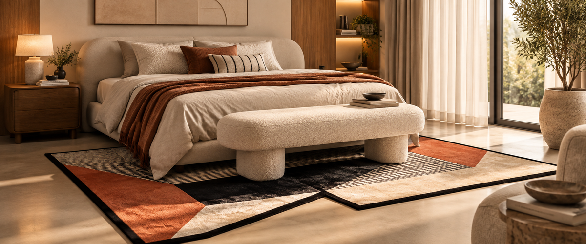Create a Softer Sleeping Space With These Ideas for Rugs for Bedroom