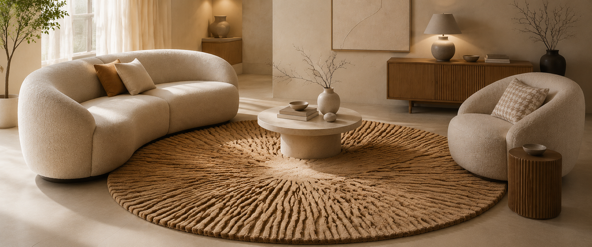 How Large Rugs for Living Room Spaces Create a Luxurious Look