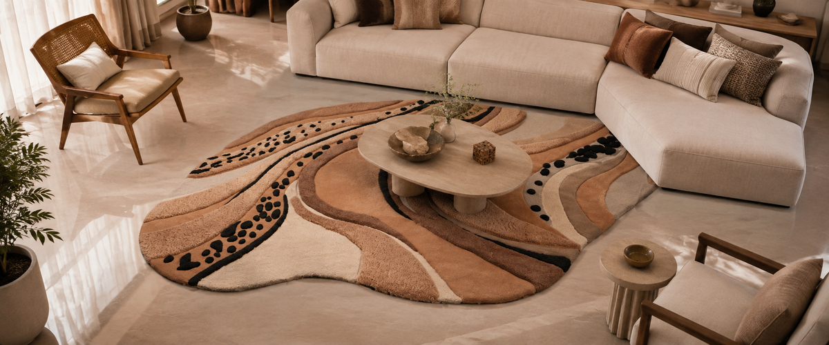 How to Style Multiple Rugs in an Open-Plan Home Without Clashing