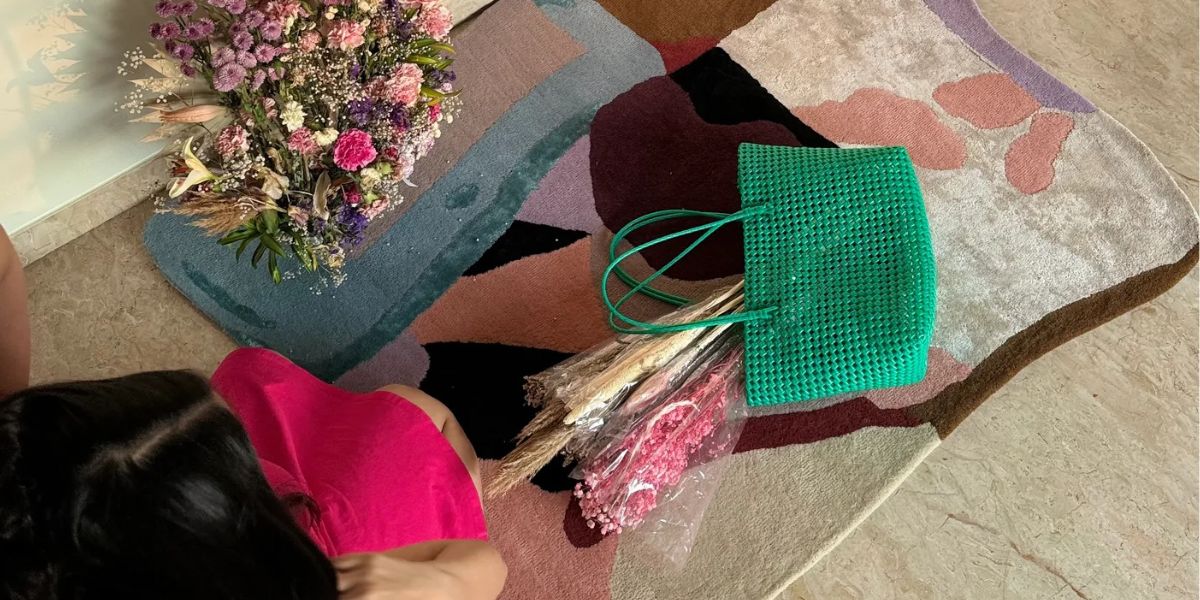 Add Color and Calm to Your Home with a Vibrant Salmon Rug