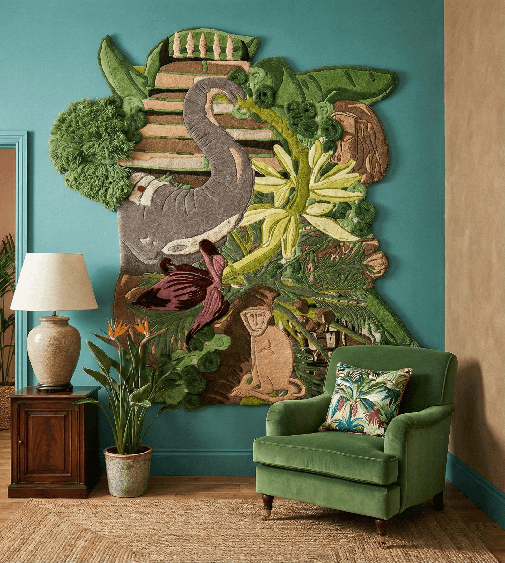 Echoes of Hampi Hand Tufted Rug