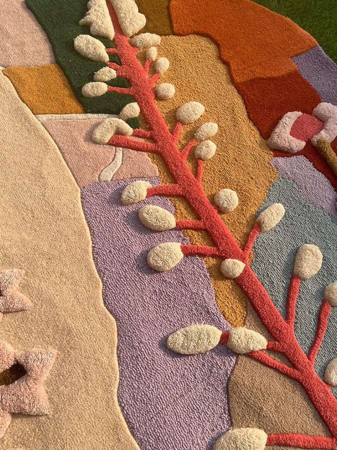 Althea Rug: A Hand-Tufted Elegance | Loops by LJ