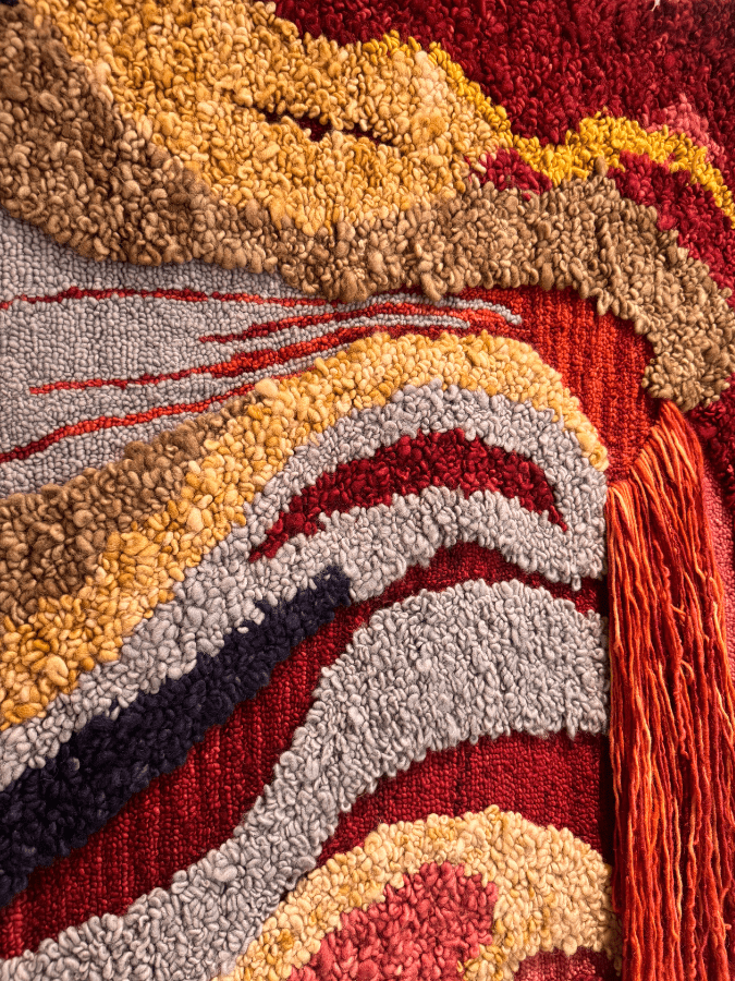 Flame & Flow Wall Rug
