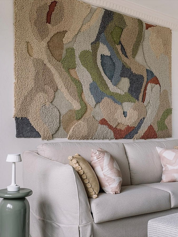 Terra Tapestry Rug: Textured Wall Art | Loops by LJ