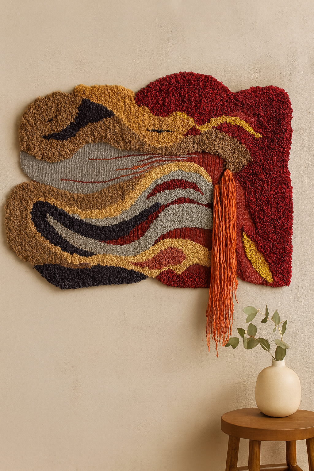 Flame & Flow Wall Rug